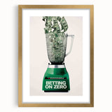 2010s Movie Poster Art - Betting on Zero Retro Vintage Film Print