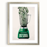 2010s Movie Poster Art - Betting on Zero Retro Vintage Film Print