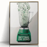 2010s Movie Poster Art - Betting on Zero Retro Vintage Film Print