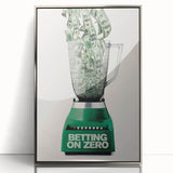 2010s Movie Poster Art - Betting on Zero Retro Vintage Film Print