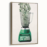 2010s Movie Poster Art - Betting on Zero Retro Vintage Film Print