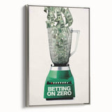 2010s Movie Poster Art - Betting on Zero Retro Vintage Film Print