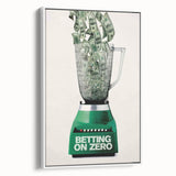 2010s Movie Poster Art - Betting on Zero Retro Vintage Film Print