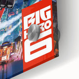 2010s Movie Poster Art - Big Hero 6 Retro Vintage Film Print