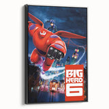 2010s Movie Poster Art - Big Hero 6 Retro Vintage Film Print