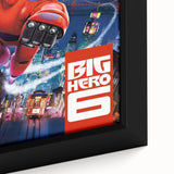 2010s Movie Poster Art - Big Hero 6 Retro Vintage Film Print