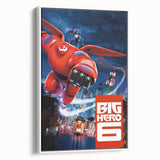 2010s Movie Poster Art - Big Hero 6 Retro Vintage Film Print