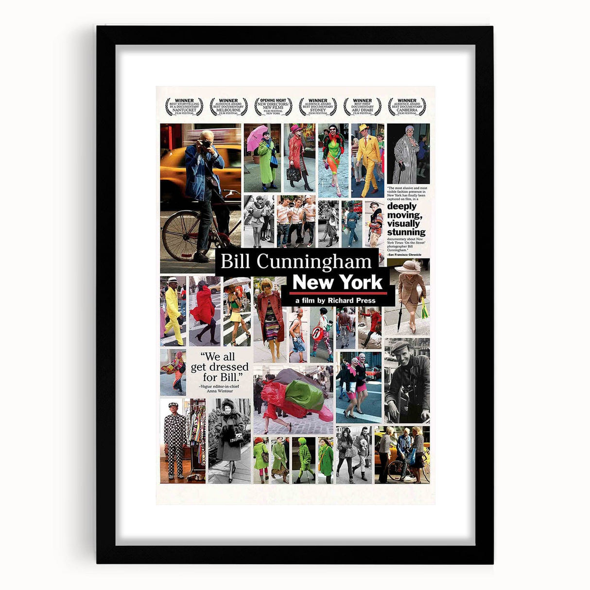2010s Movie Poster Art - Bill Cunningham New York Vintage Film Print