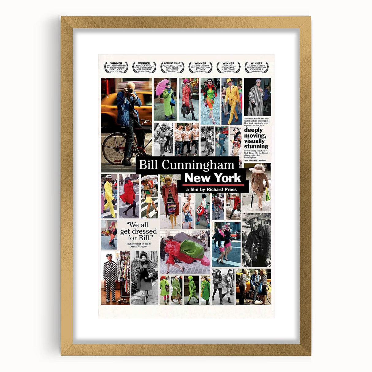 2010s Movie Poster Art - Bill Cunningham New York Vintage Film Print