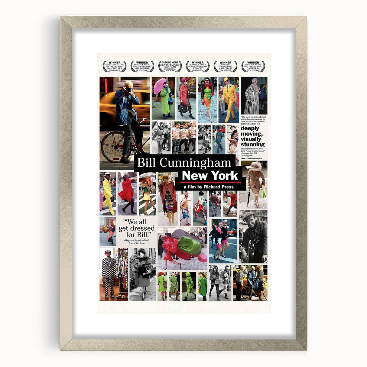 2010s Movie Poster Art - Bill Cunningham New York Vintage Film Print
