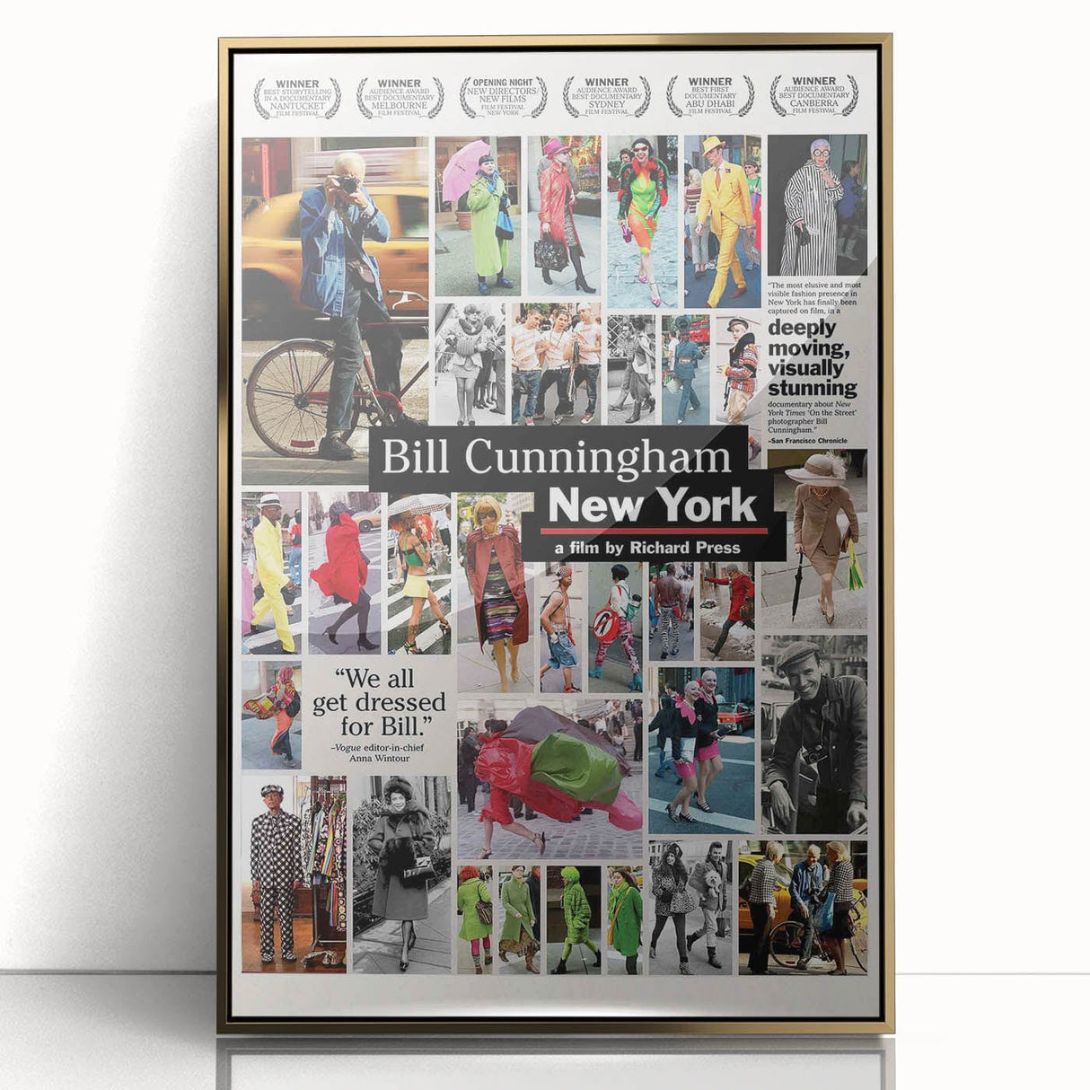 2010s Movie Poster Art - Bill Cunningham New York Vintage Film Print