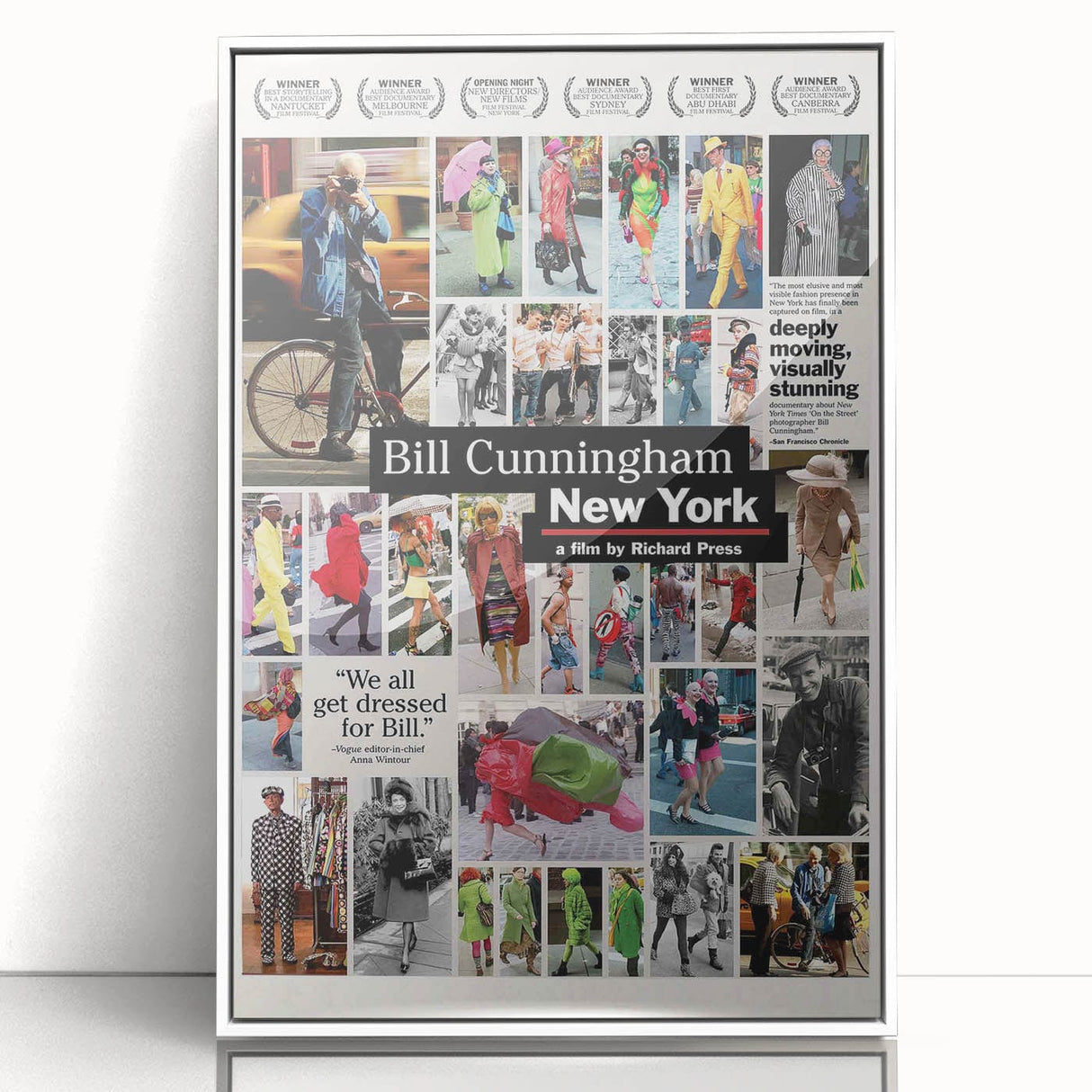 2010s Movie Poster Art - Bill Cunningham New York Vintage Film Print