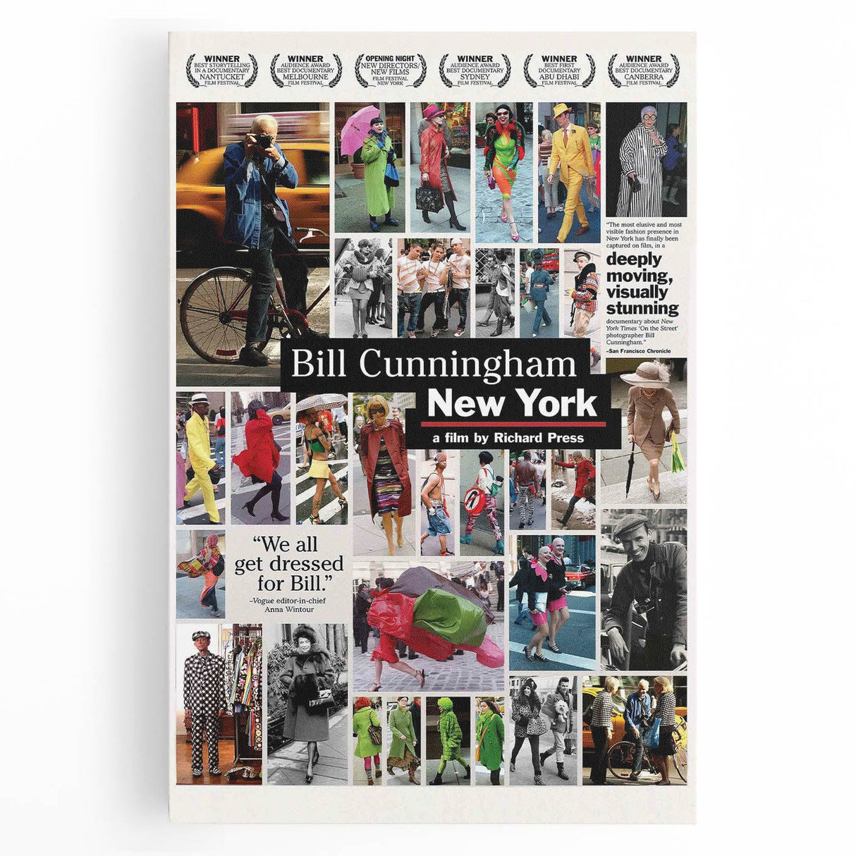 2010s Movie Poster Art - Bill Cunningham New York Vintage Film Print