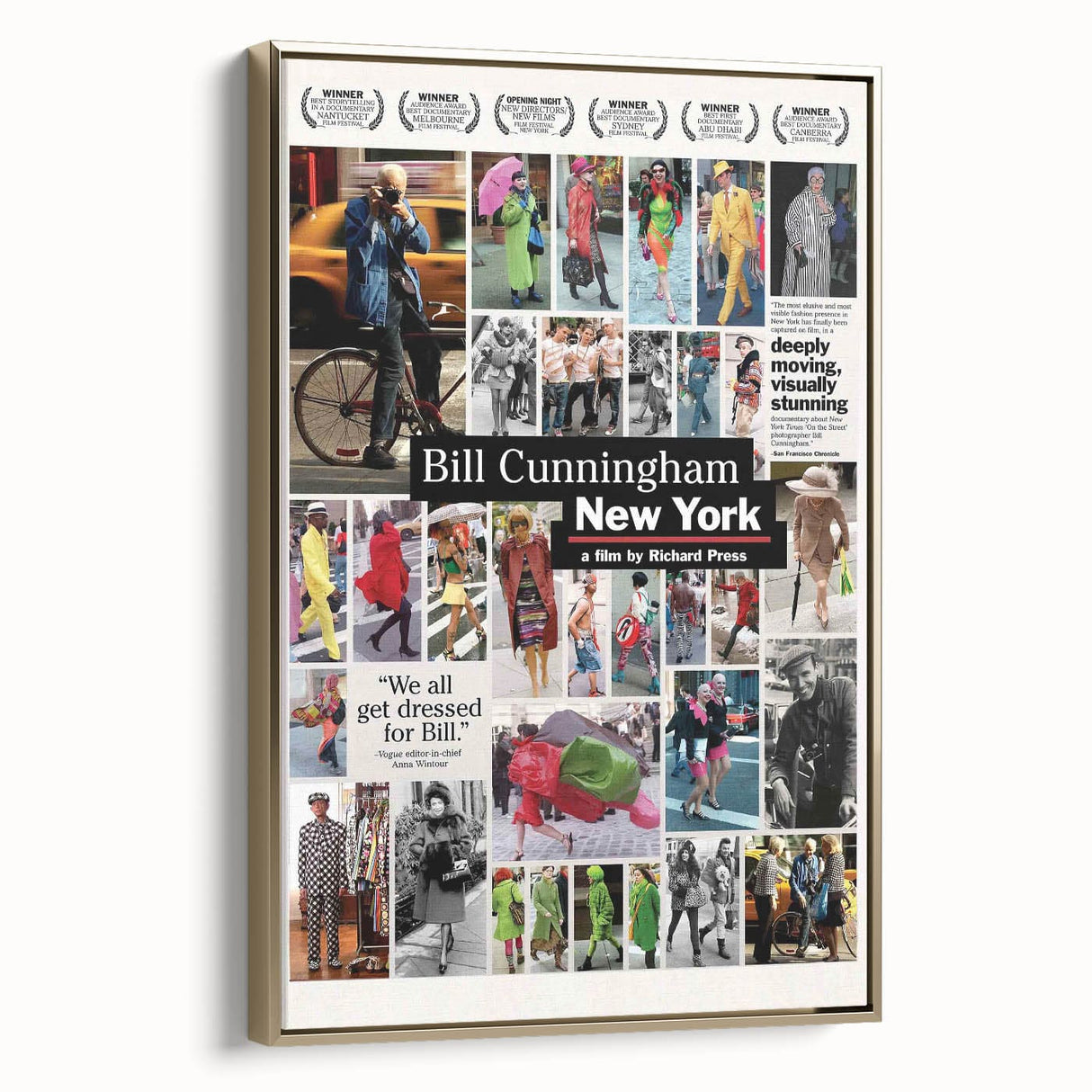2010s Movie Poster Art - Bill Cunningham New York Vintage Film Print