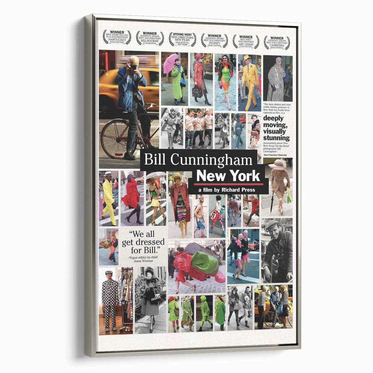2010s Movie Poster Art - Bill Cunningham New York Vintage Film Print