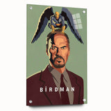 2010s Movie Poster Art - Birdman Retro Vintage Film Print