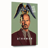 2010s Movie Poster Art - Birdman Retro Vintage Film Print