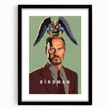 2010s Movie Poster Art - Birdman Retro Vintage Film Print