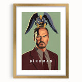 2010s Movie Poster Art - Birdman Retro Vintage Film Print