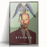 2010s Movie Poster Art - Birdman Retro Vintage Film Print