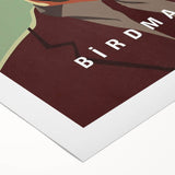 2010s Movie Poster Art - Birdman Retro Vintage Film Print