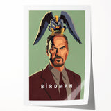 2010s Movie Poster Art - Birdman Retro Vintage Film Print