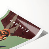 2010s Movie Poster Art - Birdman Retro Vintage Film Print