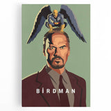2010s Movie Poster Art - Birdman Retro Vintage Film Print