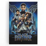 2010s Movie Poster Art - Black Panther Retro Vintage Film Print