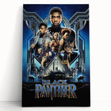 2010s Movie Poster Art - Black Panther Retro Vintage Film Print