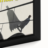 2010s Movie Poster Art – Vintage Batman & Bill Retro Cinema Print