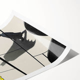 2010s Movie Poster Art – Vintage Batman & Bill Retro Cinema Print