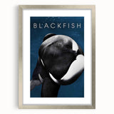 2010s Movie Poster Art - Blackfish Retro Vintage Film Print