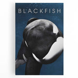 2010s Movie Poster Art - Blackfish Retro Vintage Film Print