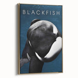 2010s Movie Poster Art - Blackfish Retro Vintage Film Print