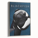 2010s Movie Poster Art - Blackfish Retro Vintage Film Print