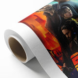 2010s Movie Poster Art - Blade Runner 2049 Retro Vintage Film Print