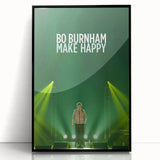 2010s Movie Poster Art - Bo Burnham Make Happy Vintage Film Print