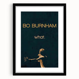 2010s Movie Poster Art - Bo Burnham what. Retro Vintage Film Print