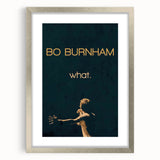 2010s Movie Poster Art - Bo Burnham what. Retro Vintage Film Print