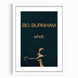 2010s Movie Poster Art - Bo Burnham what. Retro Vintage Film Print