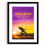 2010s Movie Poster Art - Bohemian Rhapsody Retro Vintage Film Print