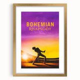 2010s Movie Poster Art - Bohemian Rhapsody Retro Vintage Film Print