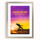 2010s Movie Poster Art - Bohemian Rhapsody Retro Vintage Film Print
