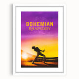 2010s Movie Poster Art - Bohemian Rhapsody Retro Vintage Film Print