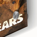 2010s Movie Poster Art – Vintage Bears Documentary Retro Wall Print