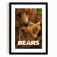 2010s Movie Poster Art – Vintage Bears Documentary Retro Wall Print
