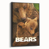 2010s Movie Poster Art – Vintage Bears Documentary Retro Wall Print
