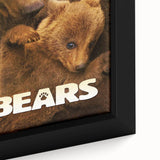 2010s Movie Poster Art – Vintage Bears Documentary Retro Wall Print