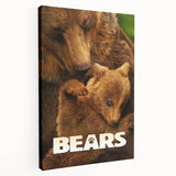 2010s Movie Poster Art – Vintage Bears Documentary Retro Wall Print